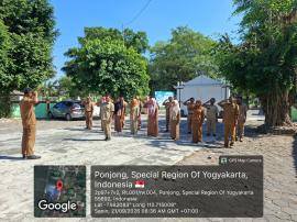 Apel Pagi Pamong Kalurahan Ponjong, Awali Pekan dengan Semangat dan Kedisiplinan